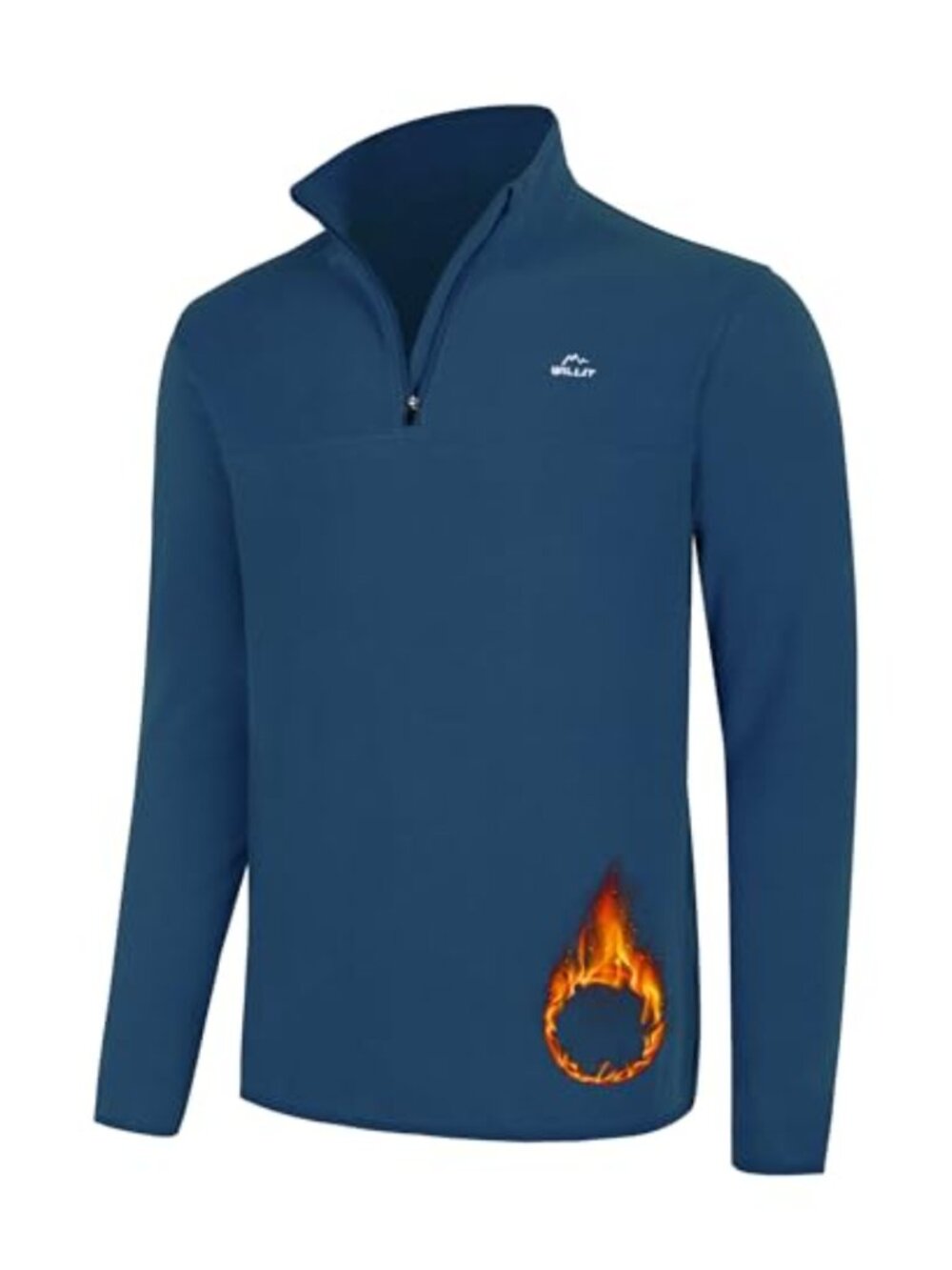 Quarter Zip Fleece Pullover Sweater Long Sleeve Golf Hiking Winter